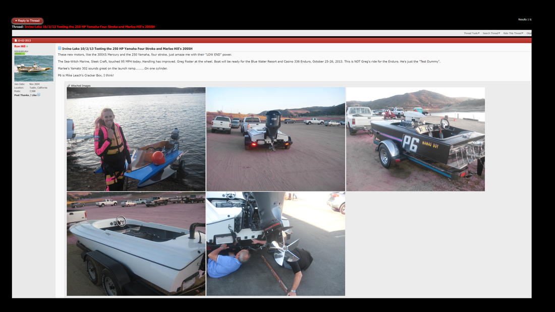 First to the Outboard Evolution