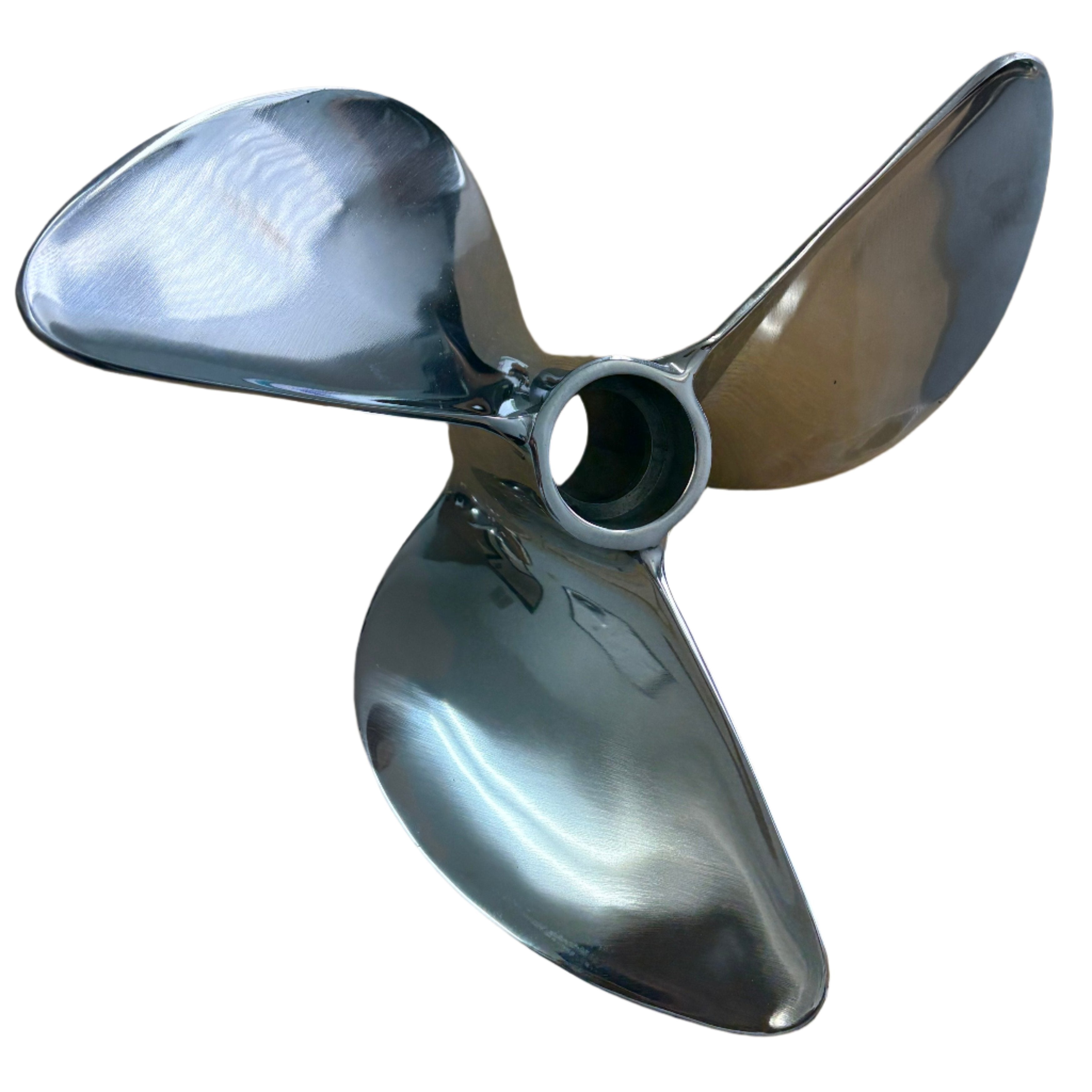 Signature Overhub (Small Gearcase) Semi Cleaver 3 Blade – Hill Marine